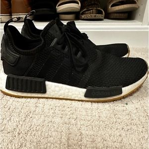 Adidas Black NMD Run shoes men’s 7.5/Wmns 9. Great running shoe. Slightly worn